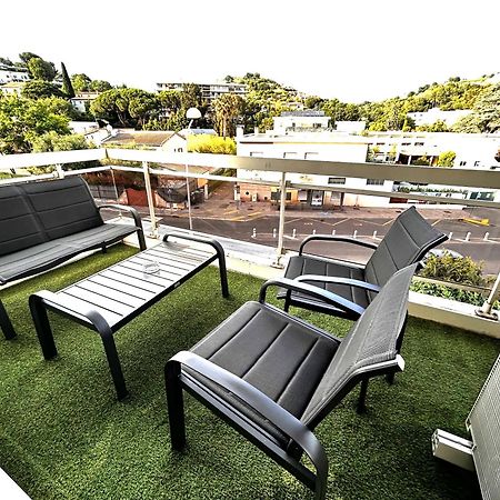 Superbe Studio Climatise Avec Terrasse Proche Mer Cagnes-sur-Mer Esterno foto
